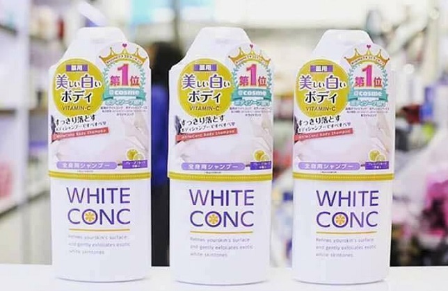 Sữa tắm trắng da tốt nhất - Sữa tắm White Conc