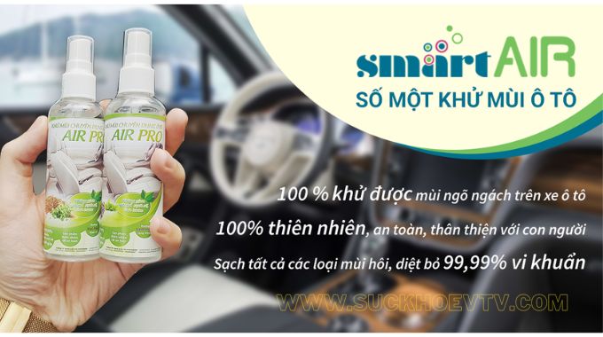 Bình xịt khử mùi ô tô Smart Air